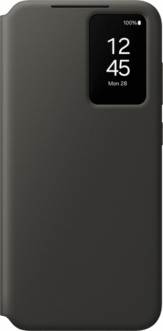 Samsung Galaxy S24 FE Clear View Book Case Noir