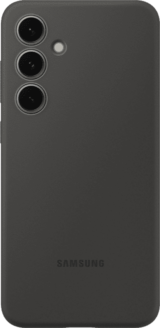 Samsung Galaxy S24 FE Silicone Back Cover Black