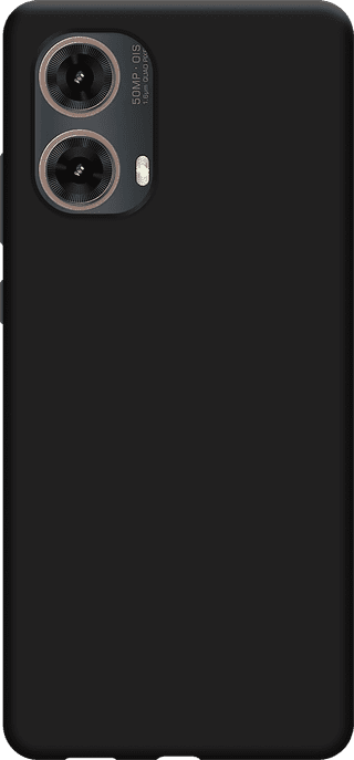 Just in Case Soft Design Motorola Moto G85 Back Cover Black