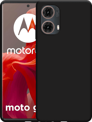 Just in Case Soft Design Motorola Moto G85 Back Cover Noir