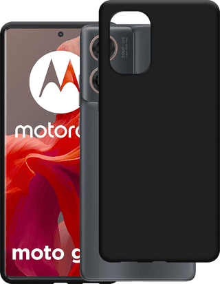 Just in Case Soft Design Motorola Moto G85 Back Cover Noir