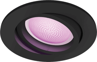 Philips Hue Centura Spot Encastré White and Color - Rond - Noir