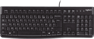 Logitech K120 Bedraad Toetsenbord Azerty