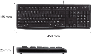 Logitech K120 Clavier filaire AZERTY