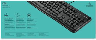 Logitech K120 Clavier filaire AZERTY
