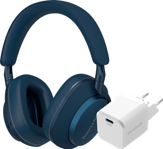 Bowers & Wilkins Px7 S2e Bleu + BlueBuilt Power Delivery Chargeur avec Port USB-C 20 W Blanc