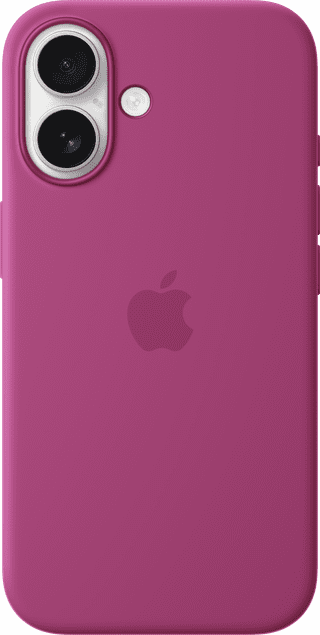 Apple iPhone 16 Back Cover with MagSafe Fuchsia