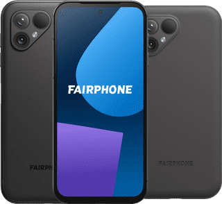 Fairphone 5 256 Go Noir 5G + Fairphone Protective Back Cover Noir