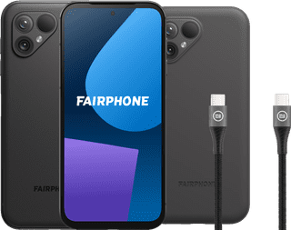 Fairphone 5 256 Go Noir 5G + Pack d'Accessoires