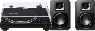 Audio Technica AT-LP120XUSB + Audio-Technica ATH-SP3X Zwart