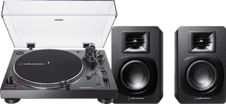 Audio Technica AT-LP120XBT + Audio-Technica ATH-SP3X Noir