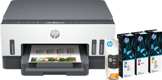 HP Smart Tank 7005 + 1 Set de Bouteilles d'Encre Supplémentaire