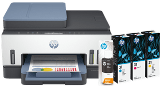HP Smart Tank 7605 + 1 Set d'Encre Supplémentaire