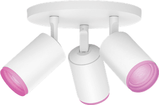 Philips Hue Fugato Spot Monté en Surface White and Color - Blanc - 3 spots