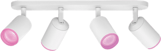 Philips Hue Fugato Mounted Spot Light White and Color - White - 4-spots