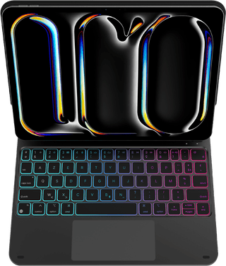 BlueBuilt Apple iPad Pro (2024) 11 Pouces Étui Clavier AZERTY Noir