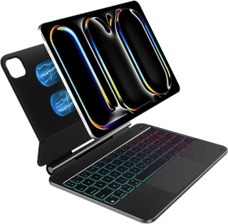 BlueBuilt Apple iPad Pro (2024) 11 Pouces Étui Clavier AZERTY Noir