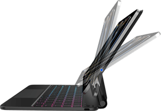 BlueBuilt Apple iPad Pro (2024) 11 Pouces Étui Clavier AZERTY Noir