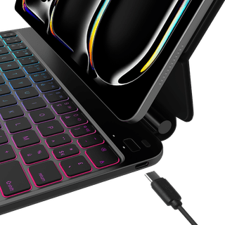 BlueBuilt Apple iPad Pro (2024) 11 Pouces Étui Clavier AZERTY Noir