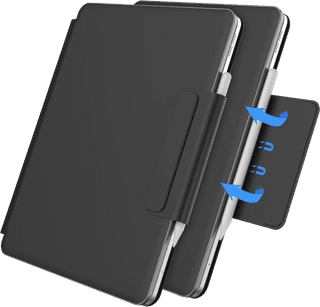 BlueBuilt Apple iPad Pro (2024) 13 inch Toetsenbord Hoes AZERTY Zwart