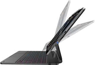 BlueBuilt Apple iPad Pro (2024) 13 inch Toetsenbord Hoes AZERTY Zwart