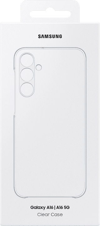 Samsung Galaxy A16 Soft Case Back Cover Transparant