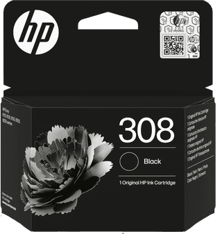 HP 308 Cartridge Zwart