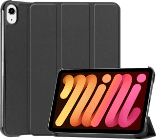 Just in Case Tri-Fold Apple iPad mini 7 Book Case Noir