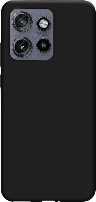 Just in Case Soft Design Motorola Edge 50 Neo Back Cover Noir