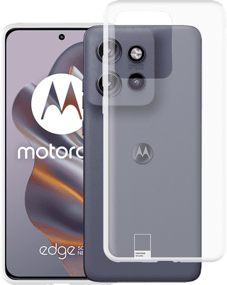 Just in Case Soft Design Motorola Edge 50  Neo Back Cover Transparent