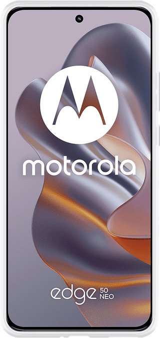 Just in Case Soft Design Motorola Edge 50  Neo Back Cover Transparent
