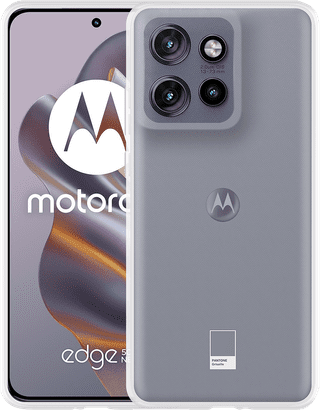 Just in Case Soft Design Motorola Edge 50  Neo Back Cover Transparent