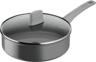 Tefal Renew On Ceramic High-Sided Skillet 24cm Gray