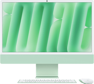 Apple iMac 24 inch M4 (8 core CPU/8 core GPU) 16GB/256GB Groen AZERTY