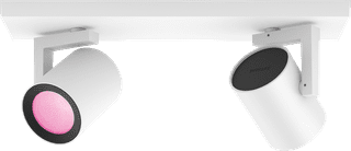 Philips Hue Argenta Opbouwspot White and Color - Wit - 2-spots