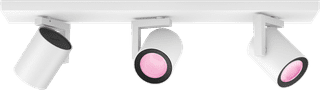 Philips Hue Argenta Mounted Spot Light White and Color - White - 3-spots