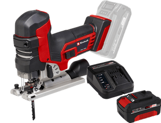 Einhell TP-JST 18/135 Li BL Solo + Einhell 18 V/4.0Ah Starter Kit - Power X-Change