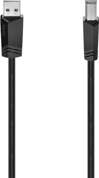 Hama USB-A to USB-C Cable 1.5m Plastic Black