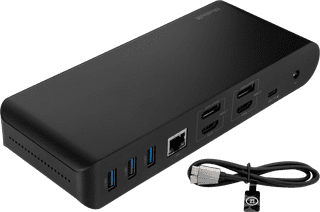 BlueBuilt DisplayLink Station d'Accueil Pro avec USB-C Noir