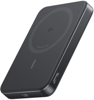 Anker MagGo Slim Wireless Power Bank with MagSafe and Qi2 10,000mAh with Fast Charging Black