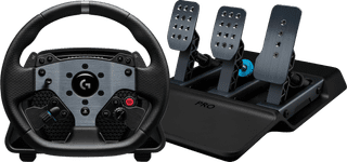 Logitech G PRO Volant de Course - PlayStation et PC + G Pro Pédaliers de Course