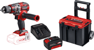 Einhell TP-CD 18/80 Li BL Solo 4,0 Ah Accu E-Case L Starterspakket