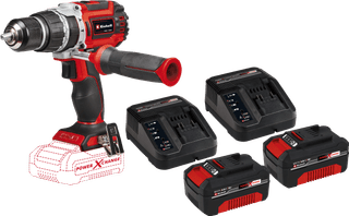 Einhell TP-CD 18/60 Li-i BL Solo Batterie 4,0 Ah (2x) Kit de Démarrage