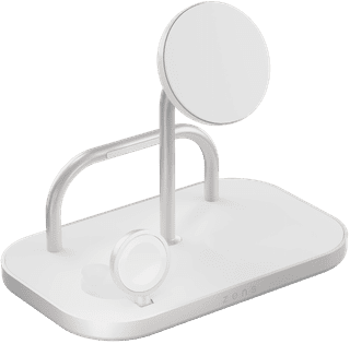 Zens 4-in-1 MagSafe with Qi2 Wireless Charger 15W with Stand, Watch Stand, and iPad Stand