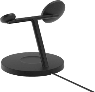 Belkin Boost Charge Pro MagSafe and Qi2 3-in-1 Wireless Charger 15W with Stand Black