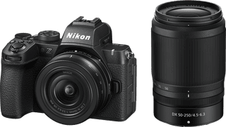 Nikon Z50 II + 16-50 mm f/3.5-6.3 + 50-250 mm f/4.5-6.3