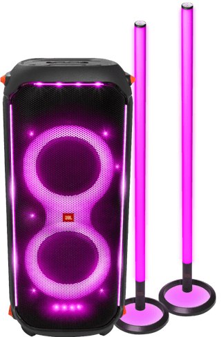 JBL PartyBox 710 + 2x JBL PartyLight Stick