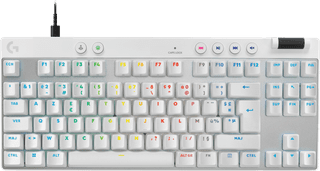 Logitech G Pro X TKL Rapid Gaming Keyboard White AZERTY