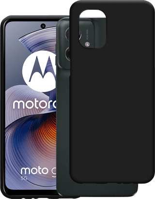 Just in Case Soft Design Motorola Moto G55 Back Cover Noir