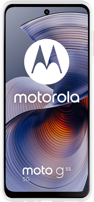 Just in Case Soft Design Motorola Moto G55 Back Cover Transparent